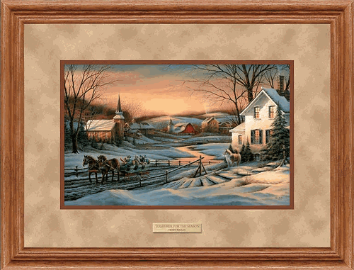 TogetherFor The Season Deluxe Oak Framed